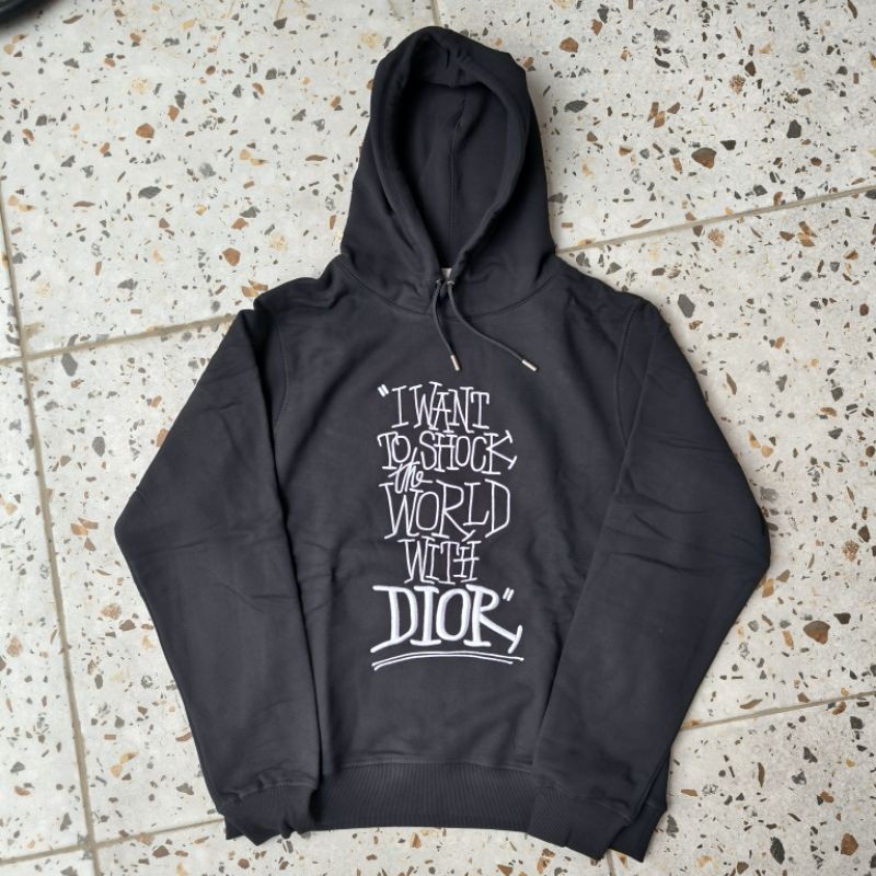 Dior x Stussy Hoodie size M fit L second