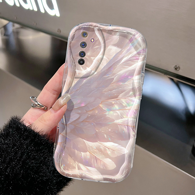 Casing Hp Untuk Realme 6 6s Realme 6 Pro Realme Narzo Case HP casing pelindung Softcase ponsel Bulu 