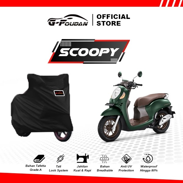 Body Cover Motor Scoopy / Sarung Motor Honda Scoopy / Selimut Sepeda Motor Scoopy