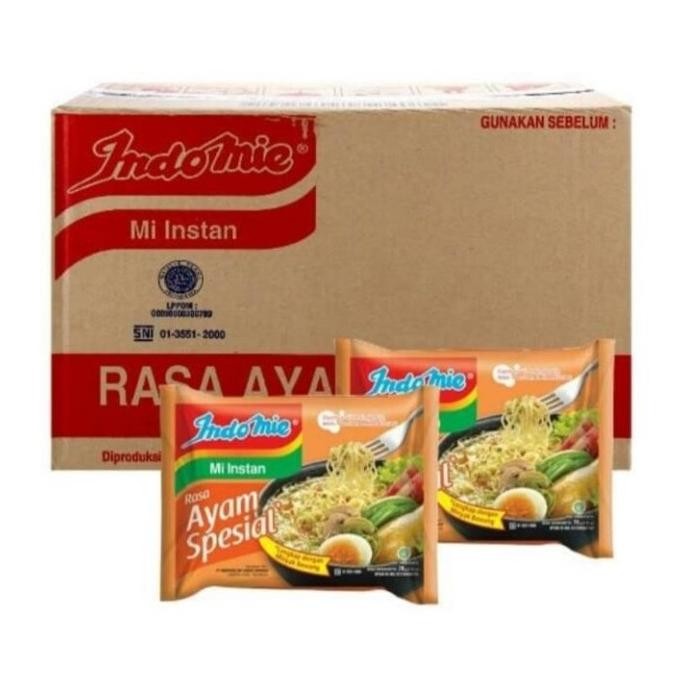 

Indomie Rasa Ayam Spesial (isi 40 bks / dus)