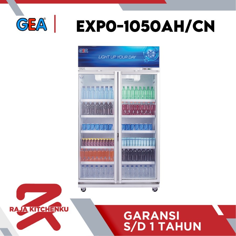 GEA EXPO-1050 AH/CN KULKAS 2 PINTU SHOWCASE DISPLAY COOLER