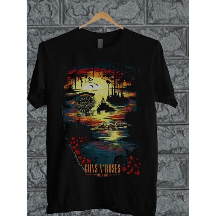 Promo Kaos Guns Roses Gnr T-Shirt Musik Rock Gnr