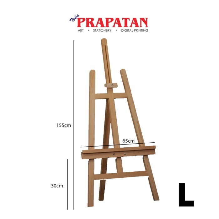 

promo! Standar Lukis Kaki Tiga Prapatan / Painting Easel Besar