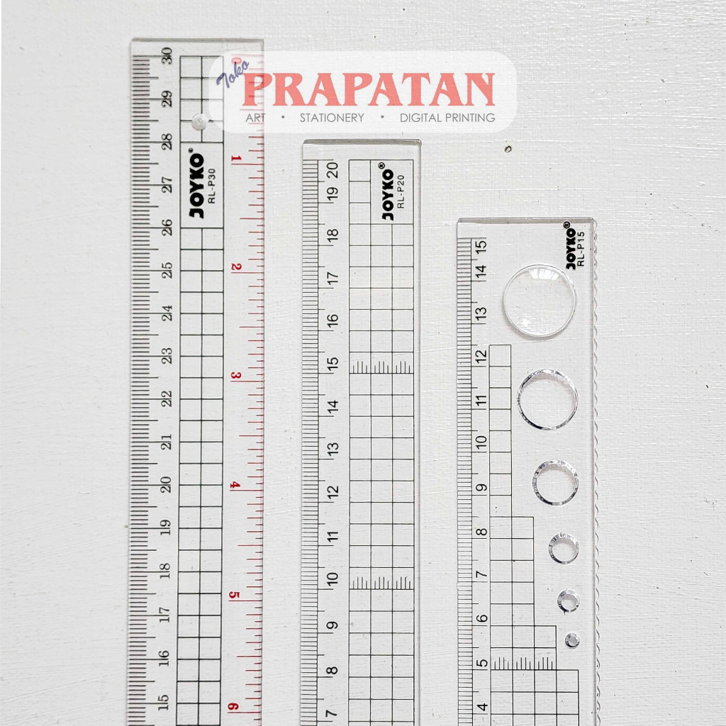 

Penggaris Joyko 15-30cm Ruler