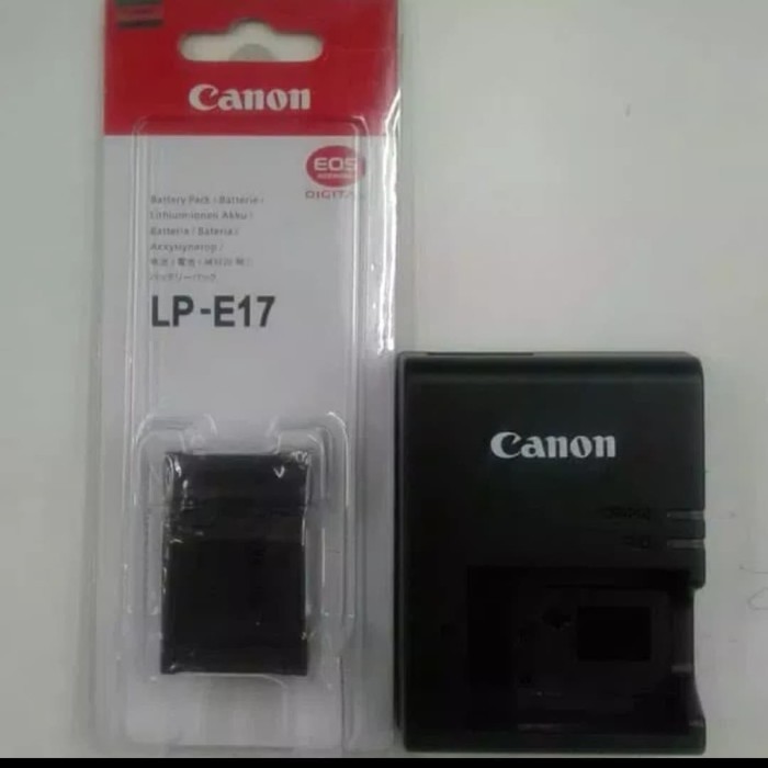 TERBARU batre baterai canon dan charger kamera canon eos M3 M5 M6 750D 760D