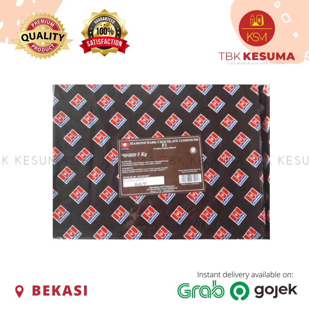 

Coklat batang potongan Diamond repack 250gr