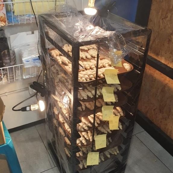 Custom Order Trolley Roti / Rak Roti / Food Trolley / Bakery Display