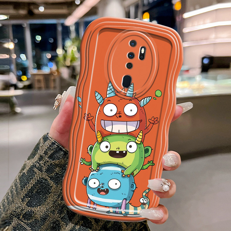Casing Hp Untuk OPPO A5 2020 A9 2020 Case Casing Softcase motif Monster HP Kesing pelindung silikon 