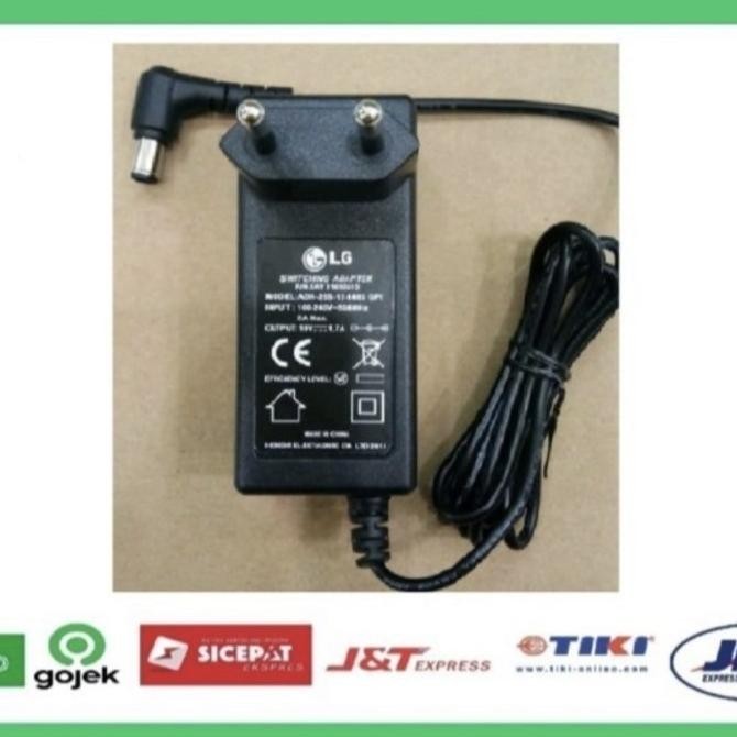 Adaptor Charger Colokan Monitor Tv Led Lcd Lg Original 19V Ads 18Fsg-19 Kabel Ori Bergaransi Premium