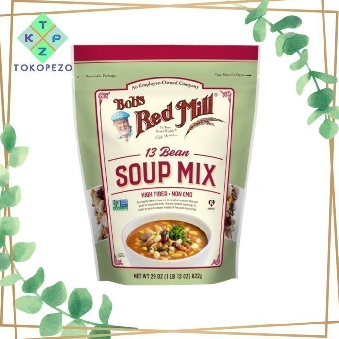 

Bob's Red Mill 13 Bean Soup Mix 822gr Non GMO - High Fiber - Vegan