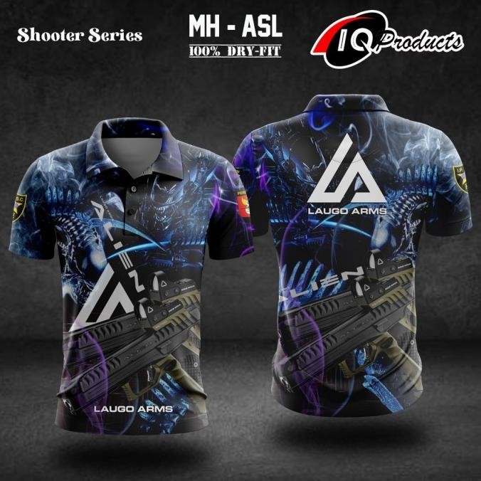 BAJU SHOOTER PERBAKIN KOMBINASI / CUSTOM BAJU MENEMBAK / SHOOTING CLUB