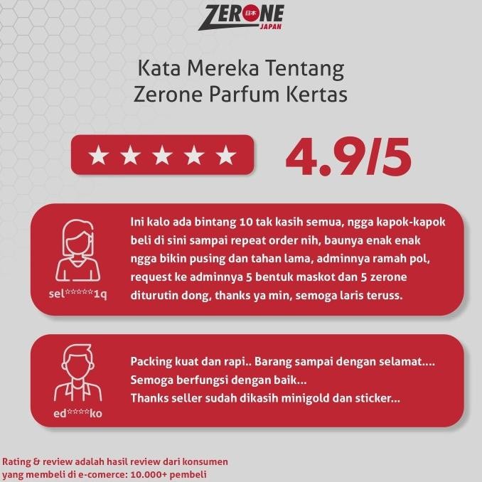 TERBARU ZERONE PARFUM KERTAS GANTUNG PEWANGI MOBIL WANGI KOPI GREENTEA 