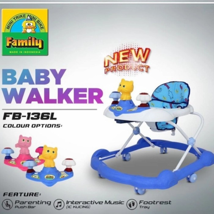 Baby Walker Family 136 Kereta belajar jalan bayi