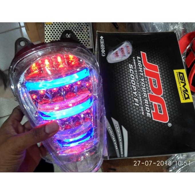 Lampu Stop Scoopy FI LED Lampu Belakang Scoopy FI Stoplamp LED Scoopy