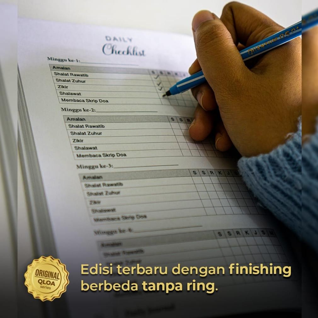 

SALE Paket QLOA + Daily Journal Up15