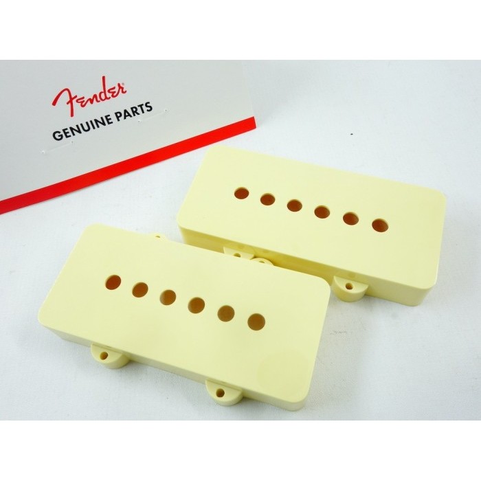 Fender Jazzmaster Pickup Covers Aged White 0054442049