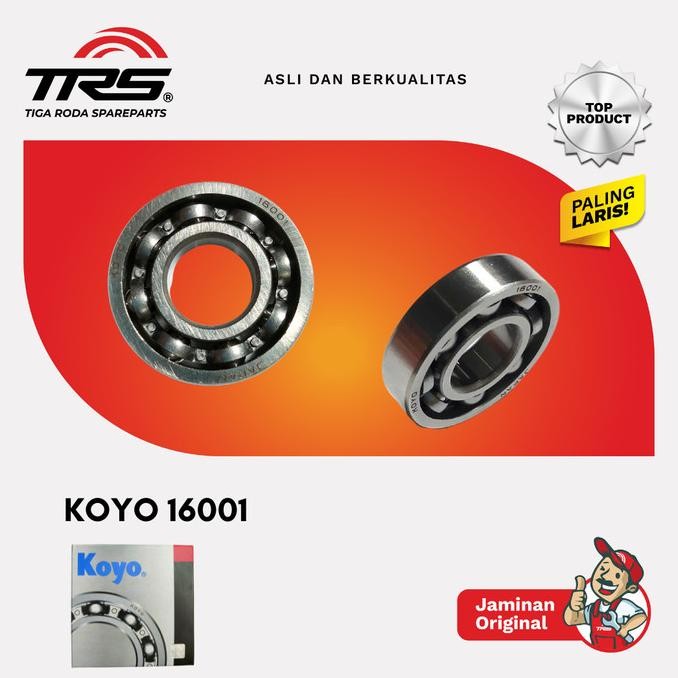 [Trs] Laker Bearing Koyo 16001 Original Koyo Original
