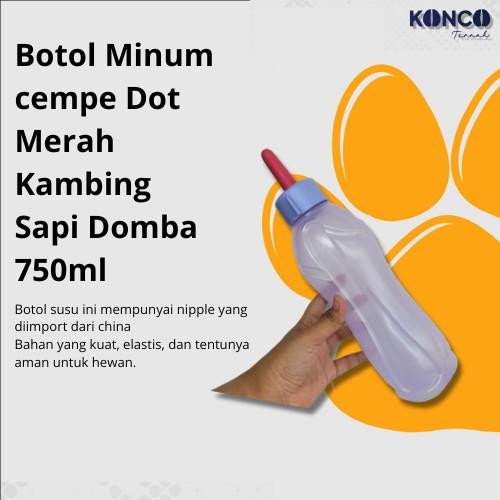 Botol Minum cempe Dot Hewan Peliharaan Cempe Kambing Sapi Domba 750ml Hewan