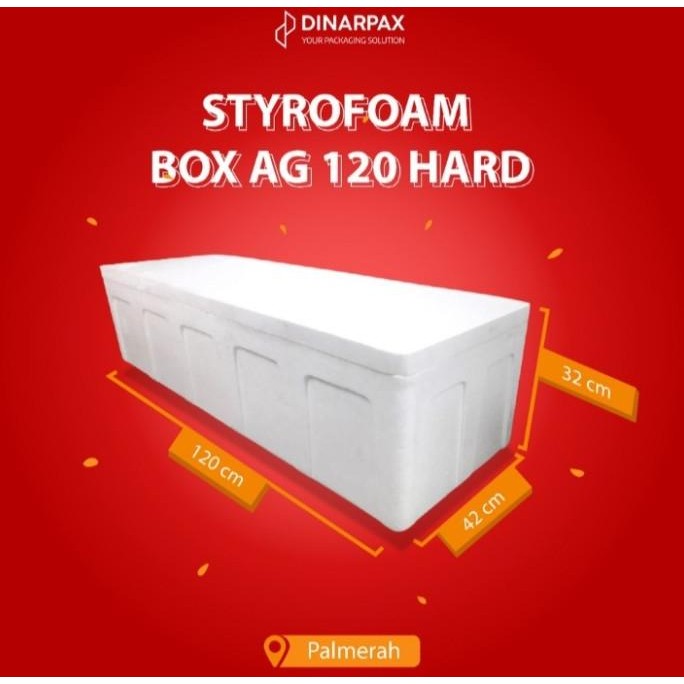 STYROFOAM BOX AG120 LOGO GARUDA / AG 120 GARUDA HARD / CARGOBOX