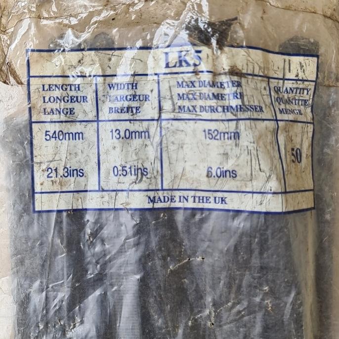 

[ R.A.B ] Hellermann Nylon Cable Ties Lk5 L 21.3" 540Mm W 0.51" 13Mm 50 Piece