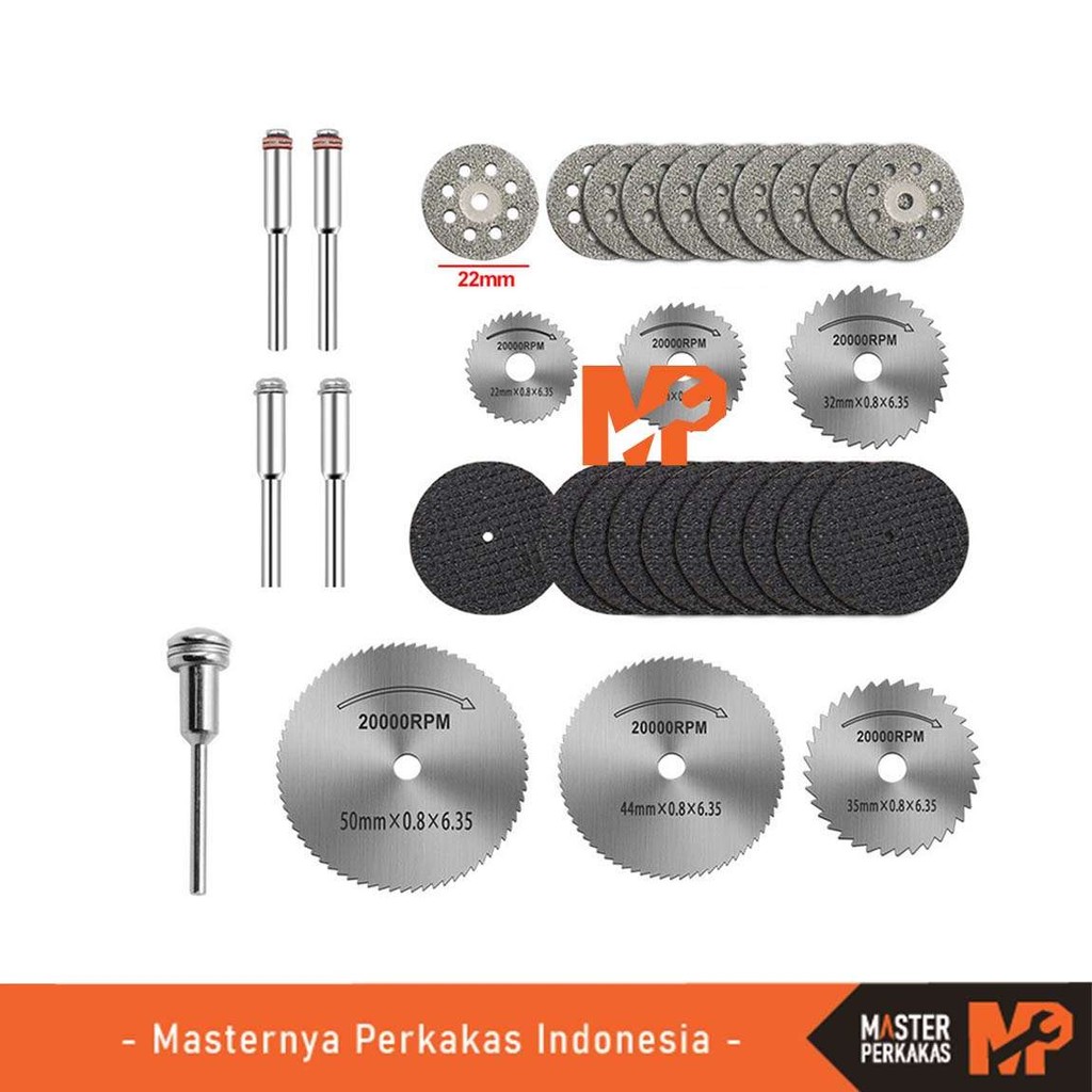 MP Bor Mata Gerinda Tuner Sets 31in1 AH71 / Diamond Cuner Porting Mini Kayu Hss Saw Blade / Potong S