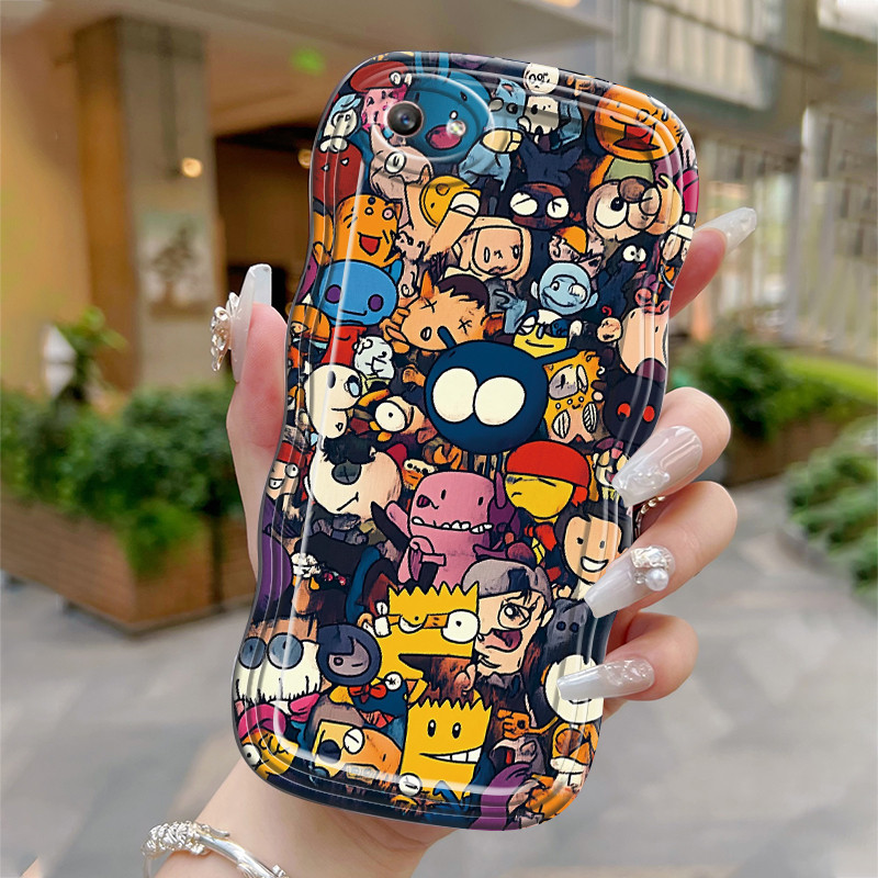 Casing Hp Untuk OPPO F3 F3 Plus A77 2017 Case Casing HP pola kartun karakter Kasing Softcase Silikon