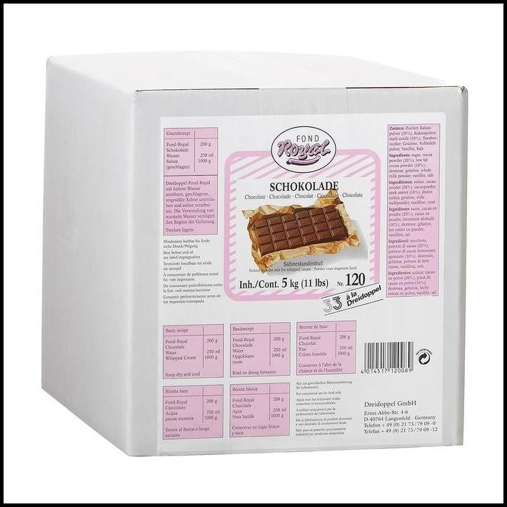 

Dreidoppel Fond Royal Cl Perisa Bubuk Powder Premium 100Gr Puding