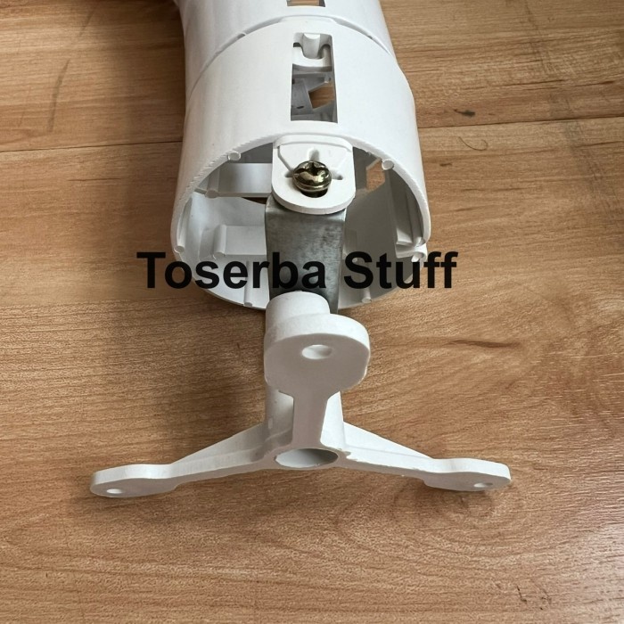 PELINDUNG KABEL SPIRAL DUCT ULIR BELALAI PROTEKTOR COVER MEJA PUTIH