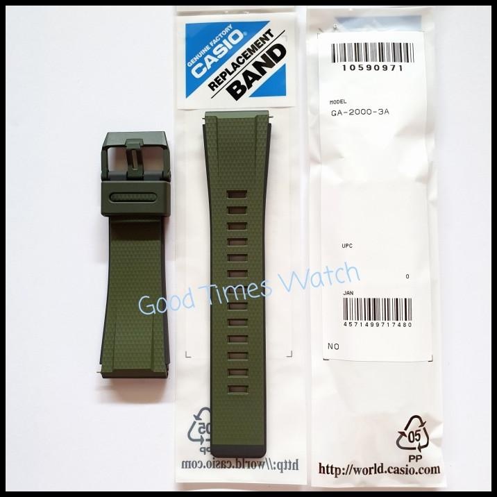 Strap G-Shock Ga-2000-3A Ga 2000 Casio Original