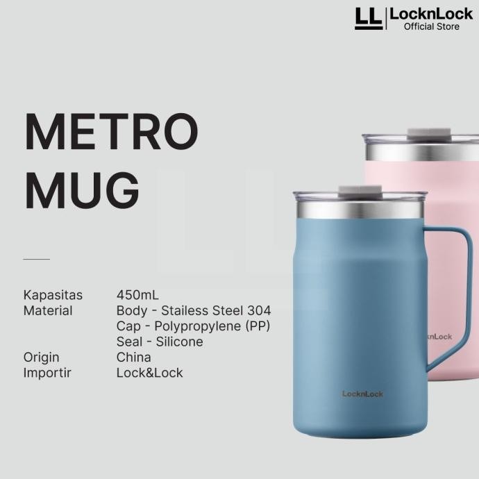 Locknlock Tumbler Metro Mug 600Ml