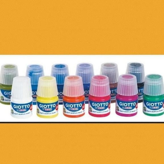 

Cat Lukis Giotto 12 Warna Botol Cat Akrilik