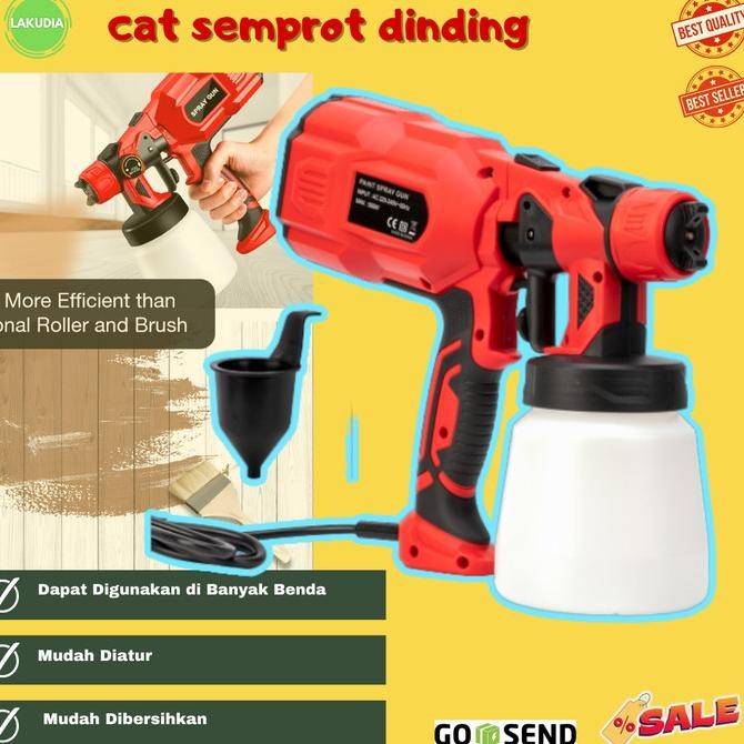 

Cat Semprot Dinding Mobil Lukis Airbrush Tenanga Listrik 800 Ml 550W
