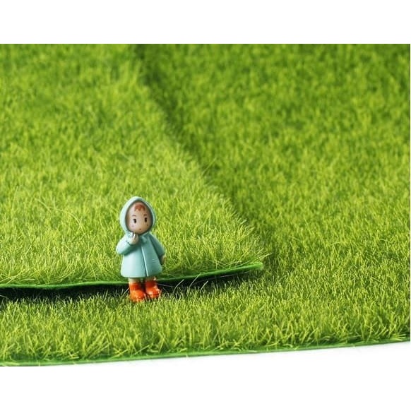 TERBAIK Rumput Palsu/Artificial untuk Dekorasi/Hiasan/Terarium/Diorama