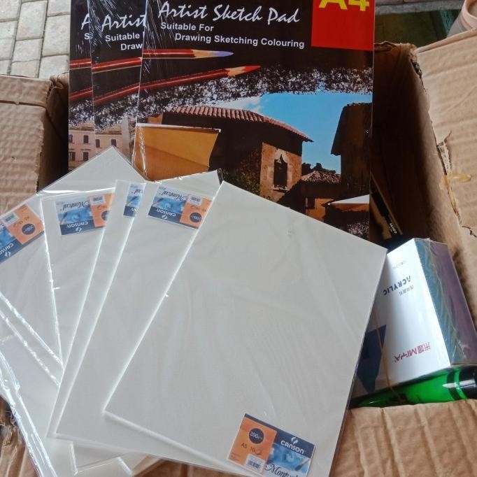 

[Reguler] Paket Lukis Watercolor Lengkap Murah (Watercolor/Cat Air)