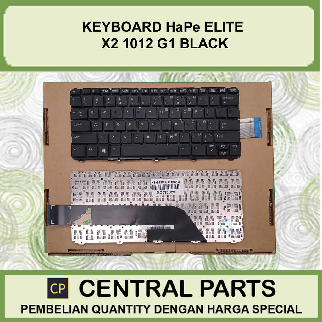 Keyboard Laptop HaPe black Elite x2 1012 g1