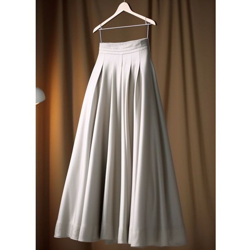 Lipit Putih LurusaRok Kata Baru