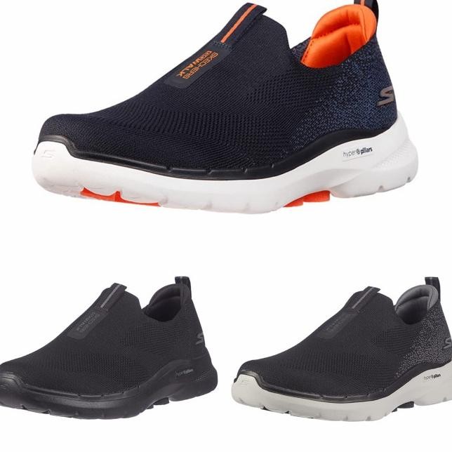 Sepatu Skechers Pria Gowalk 6-Stretch Fit Slip-On Hyper Pillar
