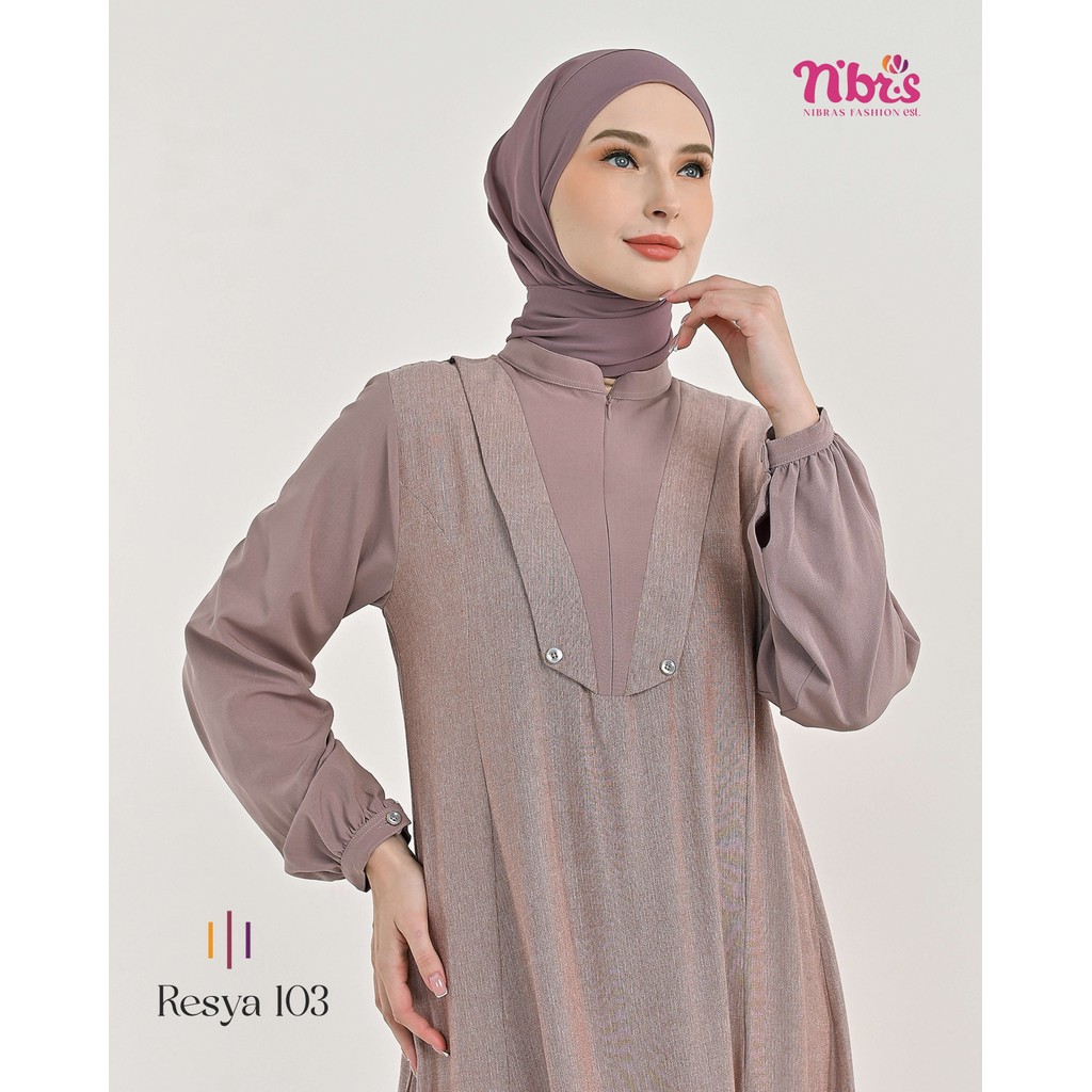 GAMIS NIBRAS RESYA 103 / GAMIS NIBRAS TERLARIS 2024 / GAMIS NIBRAS TERBARU 2024 / DRESS NIBRAS TERMU