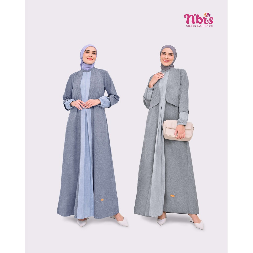 GAMIS NIBRAS RESYA 147 / GAMIS NIBRAS TERLARIS 2024 / GAMIS NIBRAS TERBARU 2024 / DRESS NIBRAS TERMU