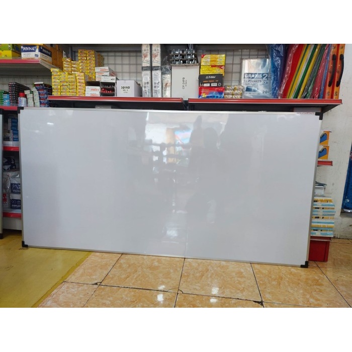 

TERLARIS! Whiteboard 90 x 180 cm Papan Tulis