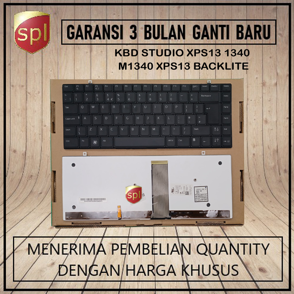 Keyboard Del Studio Xps13 1340 m1340 xps13 backlite