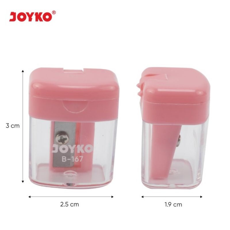 

Rautan Serutan Sharpener Joyko B-167 Pastel Color
