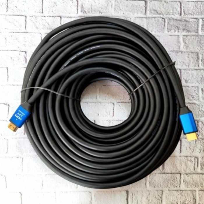 Paling Berkualitas Kabel Hdmi 20 Meter 4K Ultra Hd V 2.0 / Kabel Hdmi 20 Meter 4K