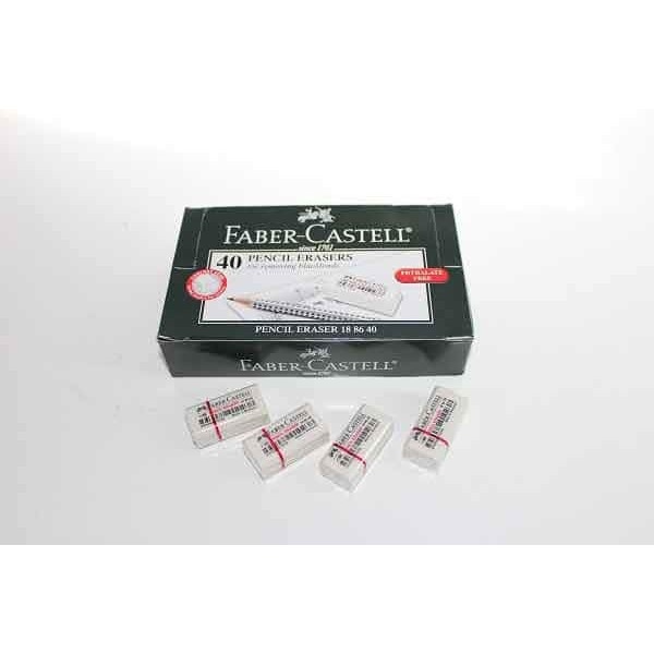 

Penghapus Eraser Faber Castell Putih Kecil B40