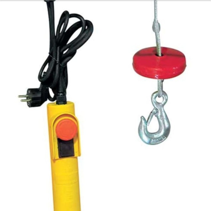 READY krisbow electric hoist reel double hook 1Ton