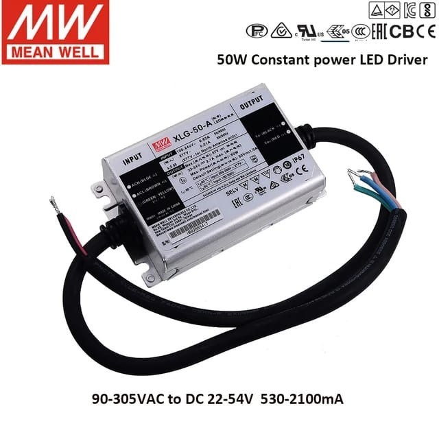 SWITCHING POWER SUPPLY XLG-50-A MEAN WELL