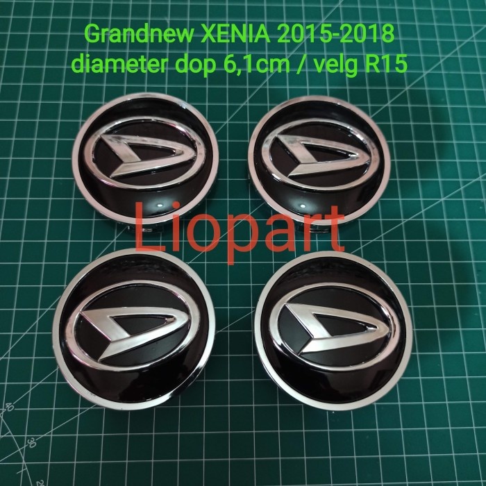 TUTUP DOP VELG GRANDNEW XENIA 2016-2021 CHROME