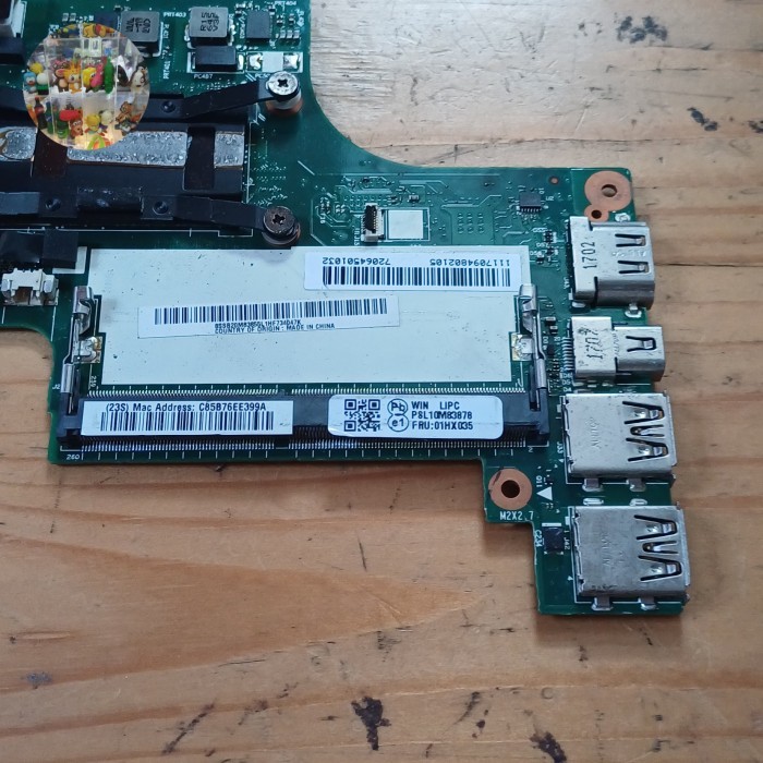 MAINBOARD LENOVO THINKPAD X260 KONDISI SECOND BACA DESKRIPSI 