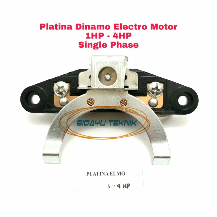 PLATINA DINAMO ELECTRO MOTOR 1HP - 4HP