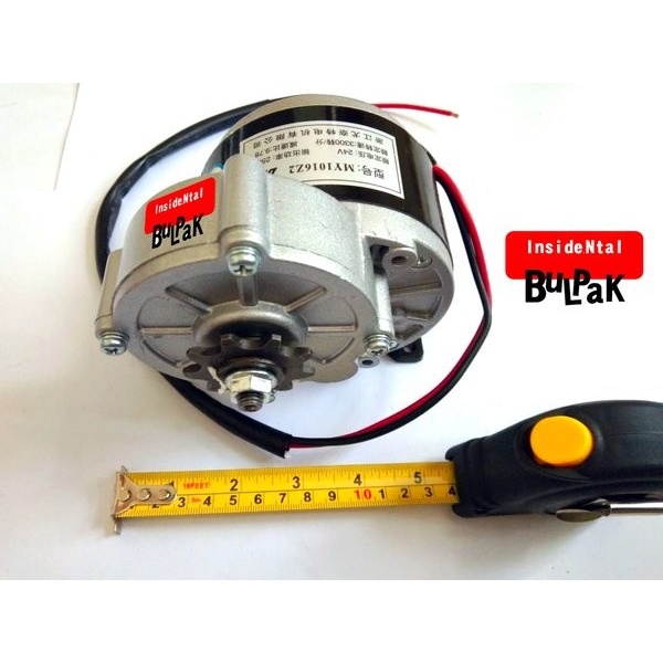 MOTOR BRUSHED DC GEARBOX 24V 250W KABEL DINAMO 2
